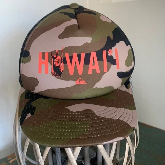 Quiksilver Accessories Quicksilver Hawaii Camo Baseball Hat